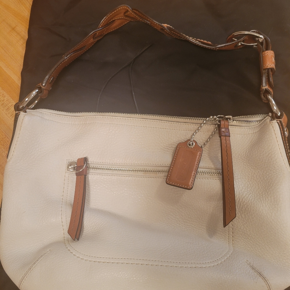 Gently worn LEATHER COACH HOBO